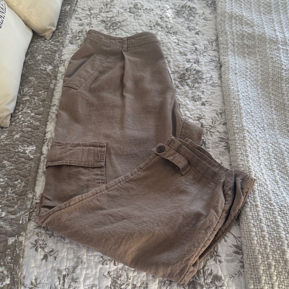 Ladies Casual Brown Pants